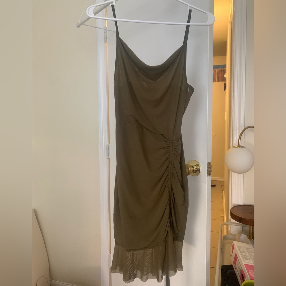 ASOS body-hugging mesh dress